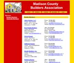 madison county builders association website snapshot and link